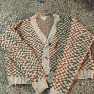 A debut button up cropped cardigan (i found it at tj maxx)